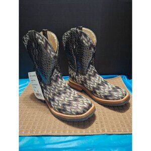 Ferrini Ladies Cowgirl Boots Python Print Size 7 B